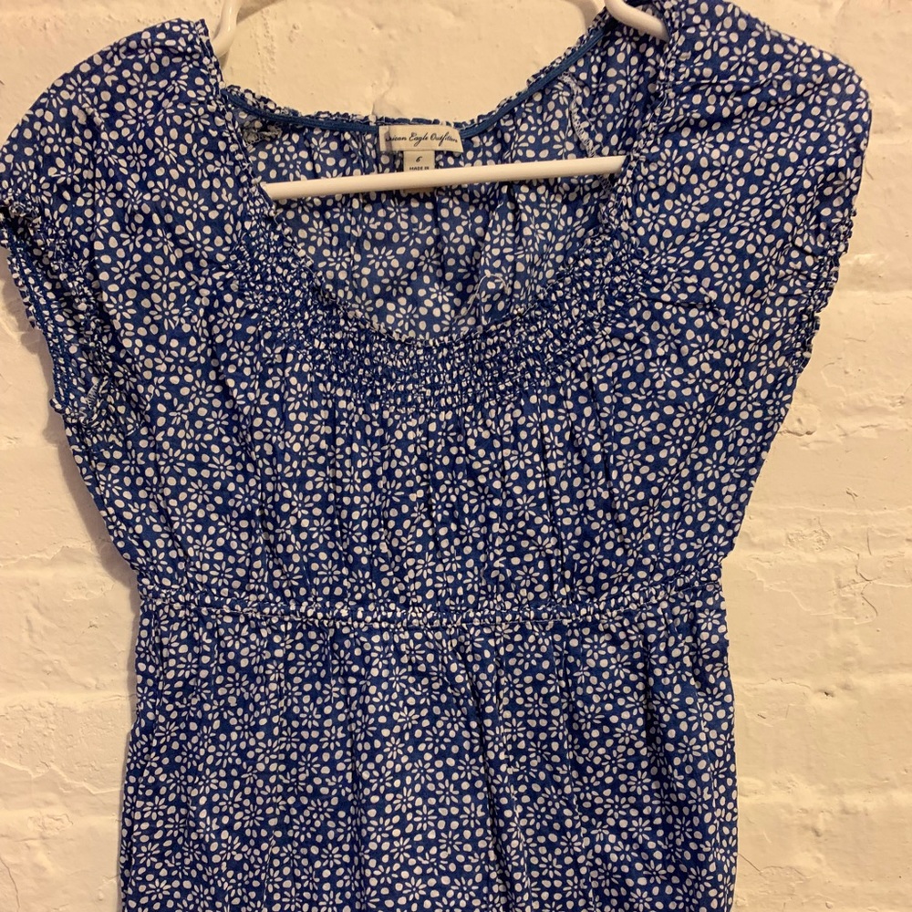 American Eagle Flower Patterned Tunic